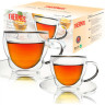 Кружка с блюдцем THERMOS DOUBLE GLASS CUPS 0,3L 900722